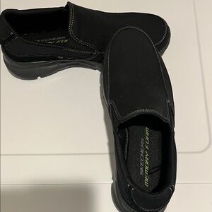 Skechers Men's Black Loafers with Memory Foam